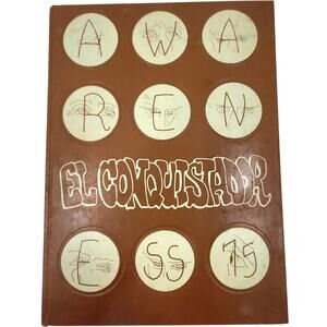Retro 1974-75 “Conquistadors” Yearbook‎ High School Memories Vintage Find